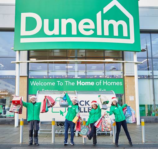 Joy Delivered: Record breaking 125,000 gifts donated to those in need by Dunelm customers this Christmas